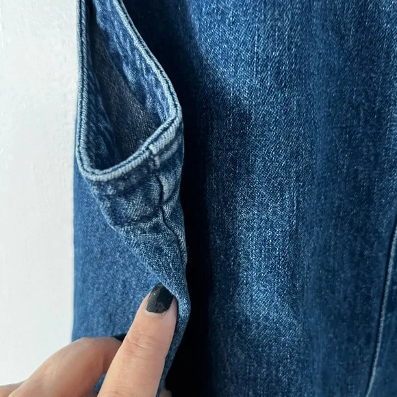 Vintage Denim Button-Up Dress - Picture 13 of 14